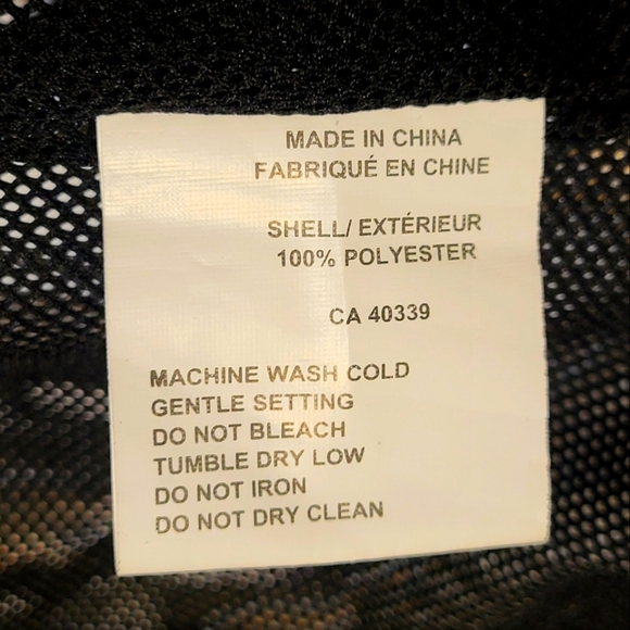 Second Skin Waterproof Windbreaker Jacket - Medium Black Grey Striped B35 - Picture 4 of 5